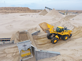 High Roller Sand relies on Komatsu Equipment for production in the Permian Basin